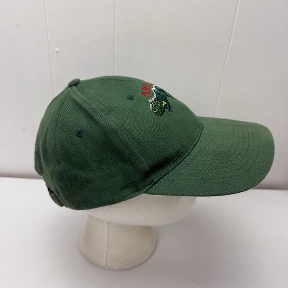 Aruba Hat Cap Green Iguana Embroidered Strapback Adjustable Cotton - Picture 7 of 10